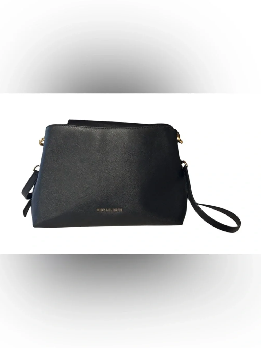 EUC Michael Kora Sofia Large Saffiano Leather Satchel